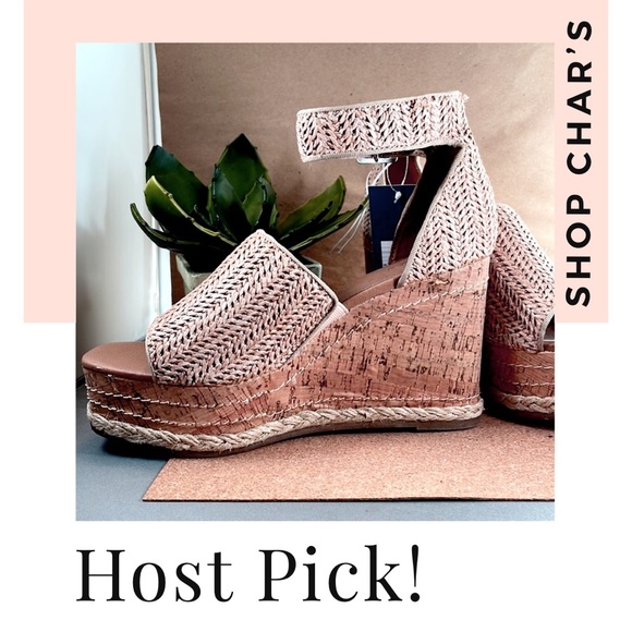Universal Thread Shoes - Universal Thread JULIANNA cork platform wedge sandal NWT